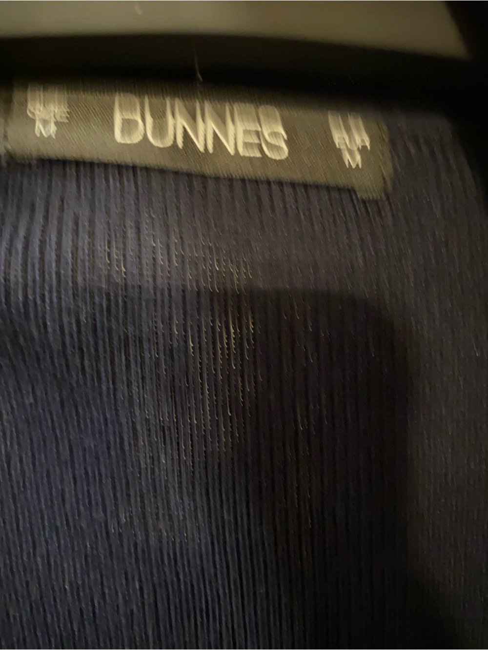 Dunnes Navy Ribbed Knit Top - Picture 2 of 6